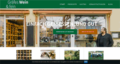 Desktop Screenshot of graefes-weinundfein.de