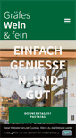 Mobile Screenshot of graefes-weinundfein.de